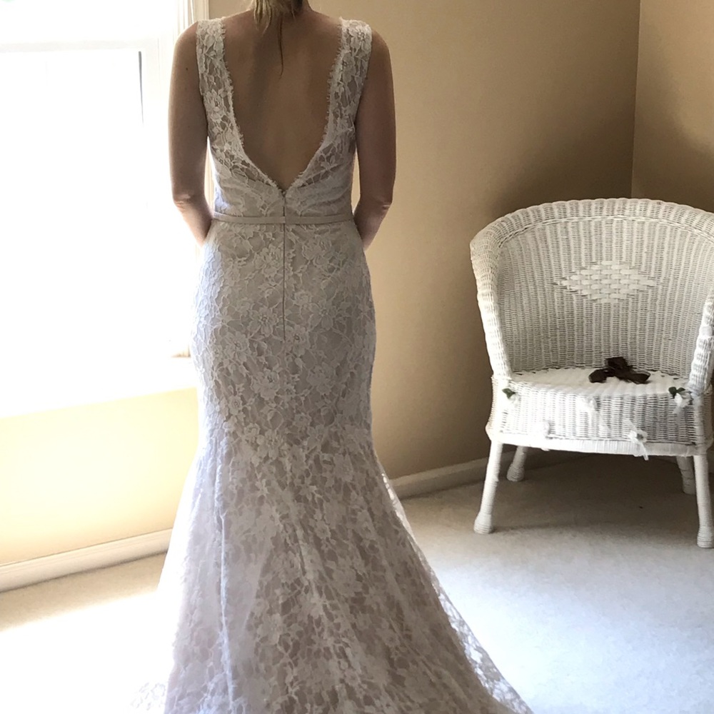 NEW (altered)never worn PalomaBlanca wedding dress